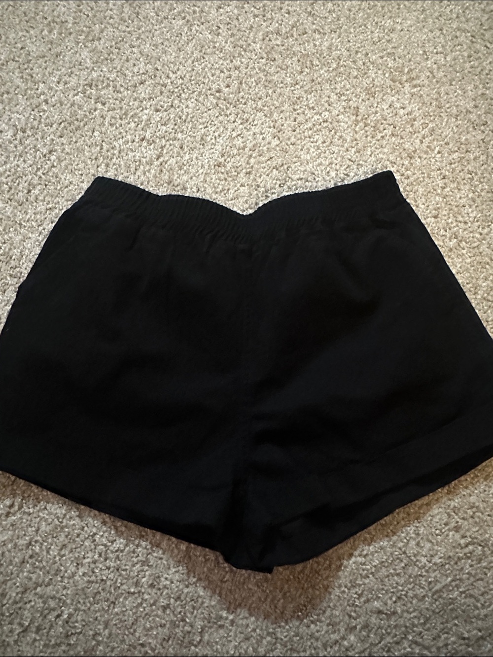 Forever 21 Black High Waist Elastic Shorts